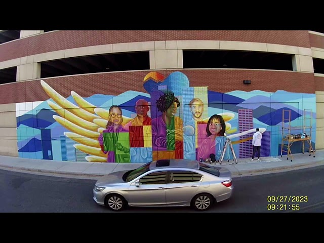 The Making of the "Denver Health Angels" Mural