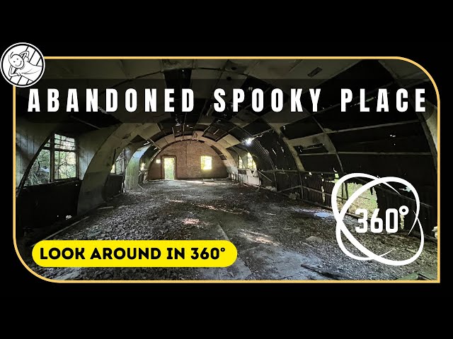 Abandoned and Spooky RAF Rivenhall Ruins | Look Around in 360º | Very Eerie Place