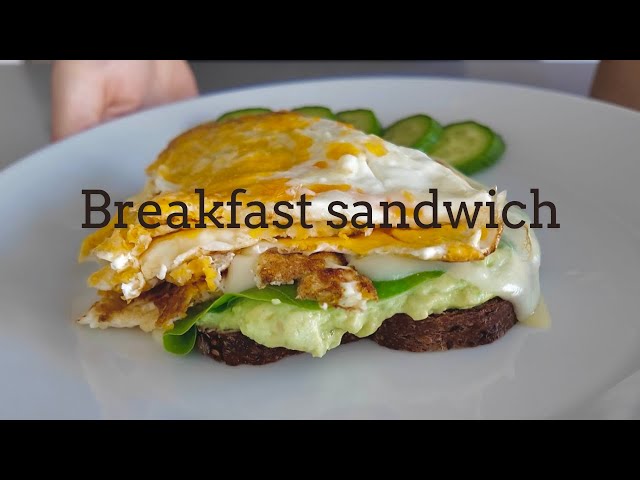 5 min Breakfast Sandwich - You will make it everyday #breakfast #asmr #healthy #healthyfood #recipe