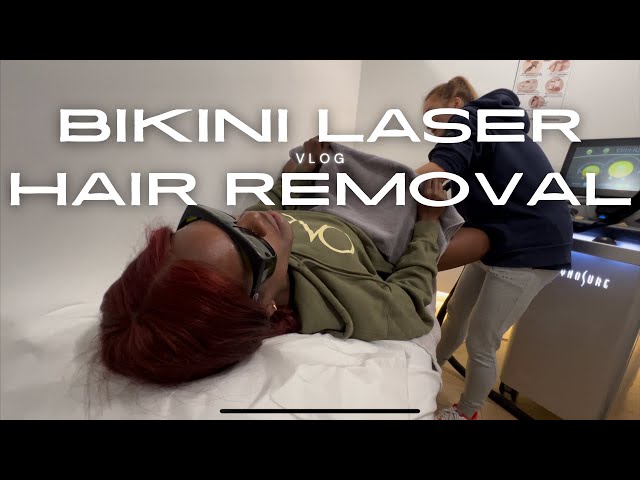 I WAS SO SCARED TO GET LASER HAIR REMOVAL IN MY BIKINI AREA  #laserhairremoval #nycvlog