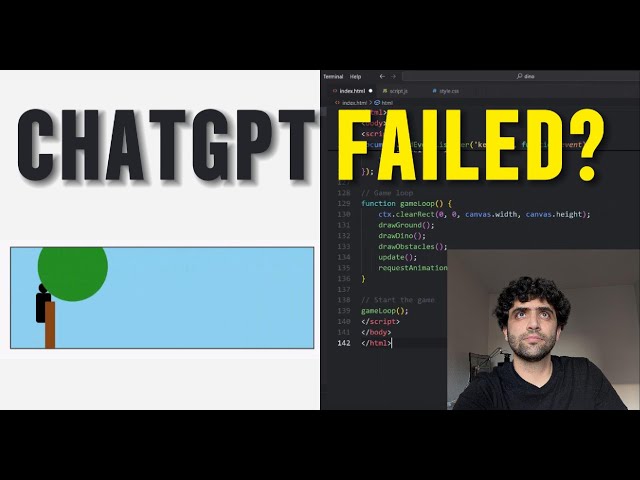 ChatGPT, Gemini and Perplexity AI CAN'T recreate Chrome's Dino game