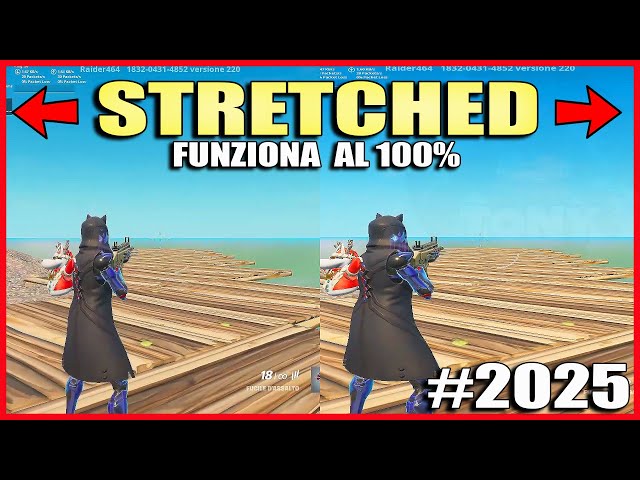 Here's how to stretch on FORTNITE at 100% and increase FPS! TUTORIAL 2025