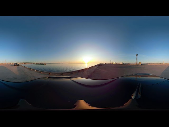 360 Video / Sunset Rimouski Dock