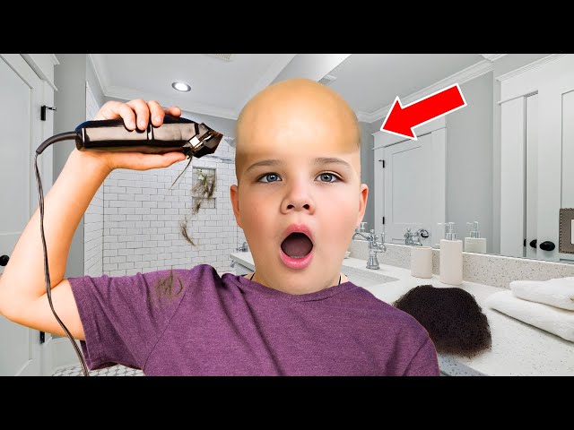 Caleb’s HAIRCUT GOES TERRIBLY WRONG!