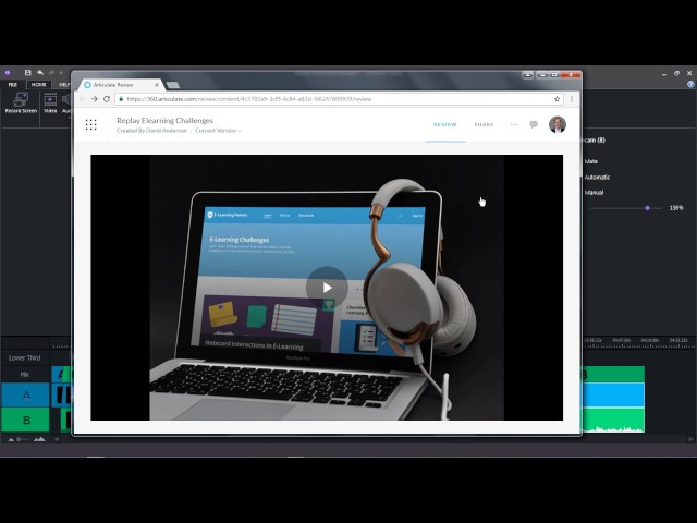 Articulate Replay 360: Publishing a Project