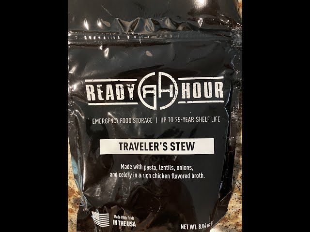 Ready Hour Emergency Food -Taste Test- Travelers Stew