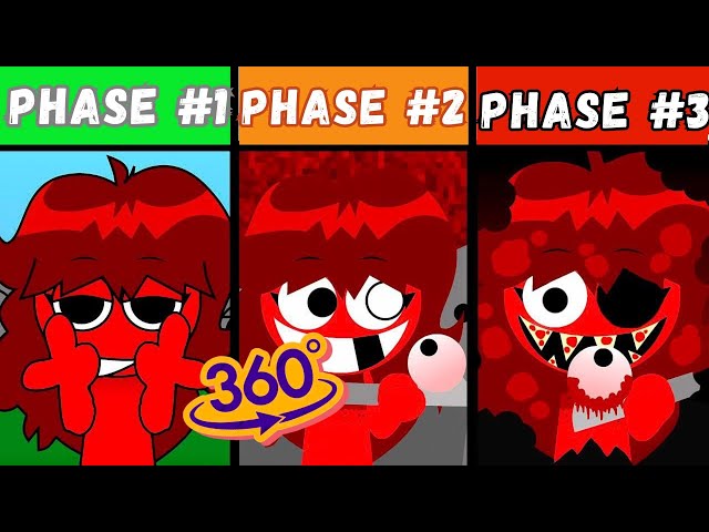 360 VR | All Phases in Incredibox Sprunki Retake OC Deluxe: Phase 1 VS Phase 2 VS Phase 3