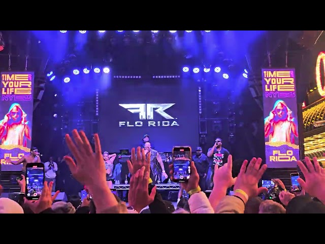 Flo Rida - Club Can't Handle Me live Fremont Street New Years Eve 2024