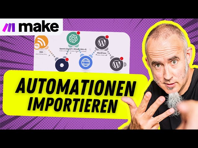 Make-Automationen verbinden - Blueprint-Import und Connections - Anleitung