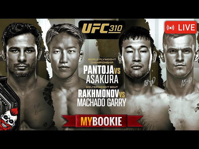 🔴 UFC 310: PANTOJA x KAI ASAKURA + SHAVKAT RAKHMONOV x IAN GARRY | LIVE STREAM!