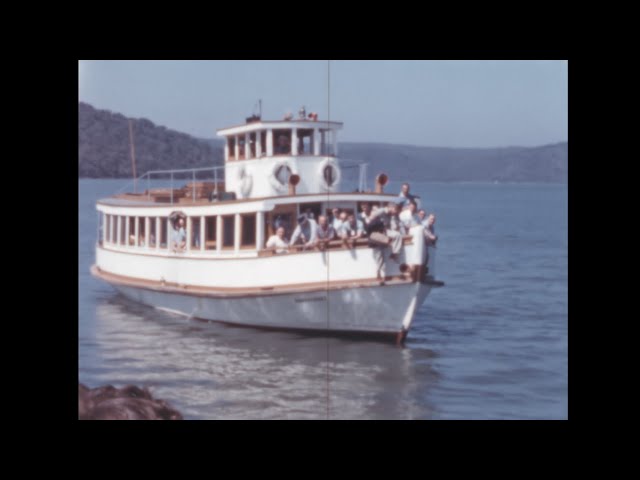 Hawkesbury River cruise 1961 archive footage