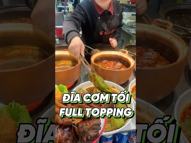 DĨA CƠM TỐI FULL TOPING