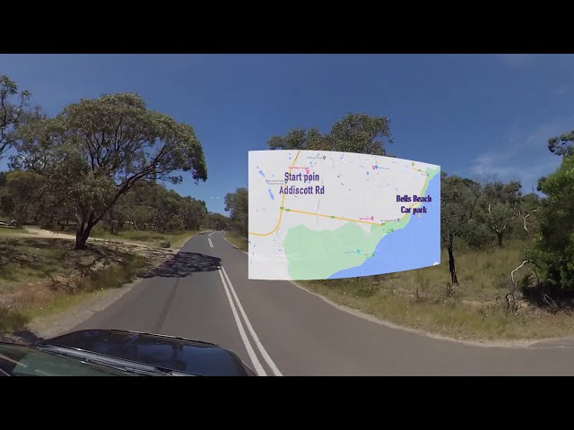 360 Drive to Bells Beach Victoria Australia VR 4K