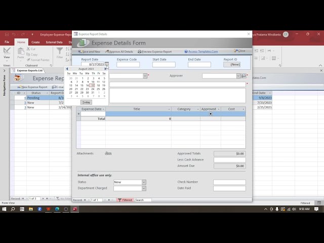 Expense Report and Tracker Software Tool for Windows - Step By Step Tutorial Demo