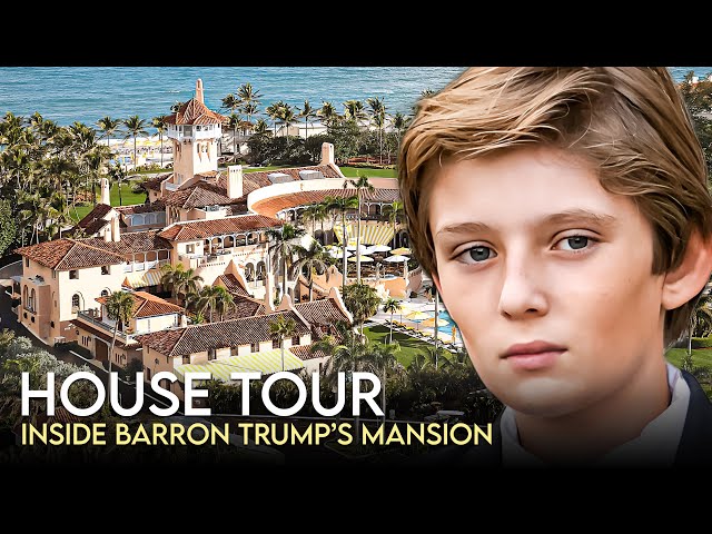 Barron Trump | House Tour | $250 Million Palm Beach Mansion & More