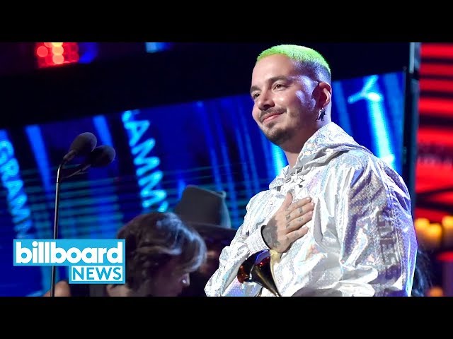 J Balvin Wins Best Urban Album, Performs 'X' With Nicky Jam at Latin Grammys 2018 | Billboard News