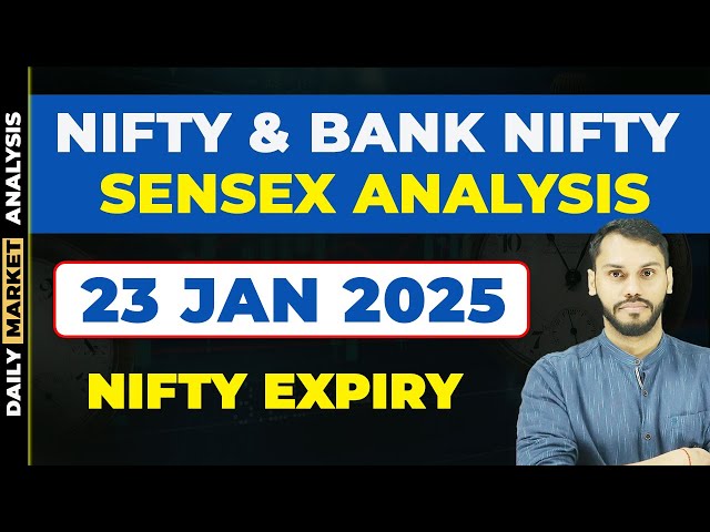 NIFTY PREDICTION FOR TOMORROW | 23 JANUARY | BANK NIFTY PREDICTION| NIFTY LIVE TRADING| NIFTY EXPIRY