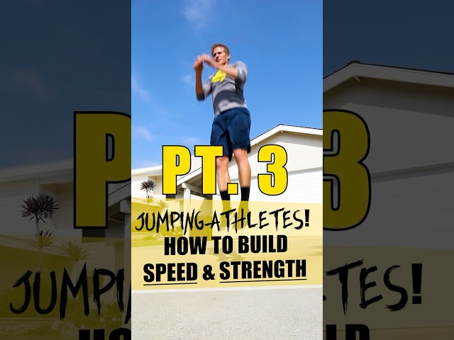 Jumping Athletes! How to Build Speed & Strength Pt 3 #fitness