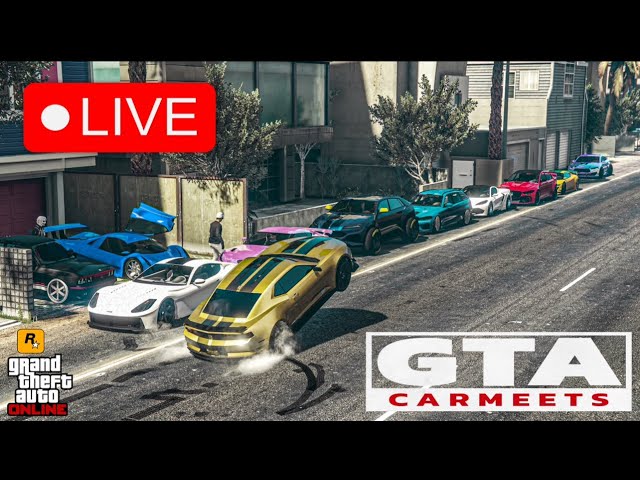 GTA 5 ONLINE CAR MEETS LIVE STREAM ON PS5 ONLY