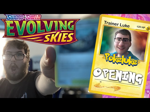 Pokemon Sword & Shield EVOLVING SKIES Opening OMG WTF | PokeLuke