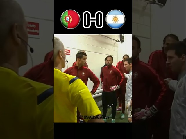 Portugal Vs Argentina 1-0 match highlight | Messi Vs Ronaldo 💀 #football #shorts #highlights