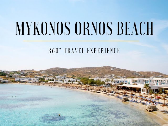 Mykonos Beach and Food 3D experience