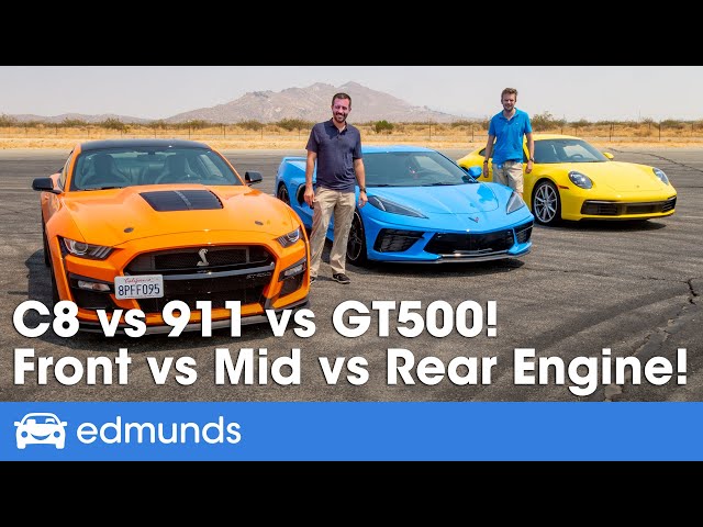 Porsche 911 vs. Shelby GT500 vs. Chevy Corvette ― Sports Car Comparison ― Price, Performance & More