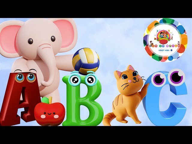 ABC Phonics Song | CoComelon Nursery Rhymes & Kids Songs|  A for Apple | La La World Kidzy Kids