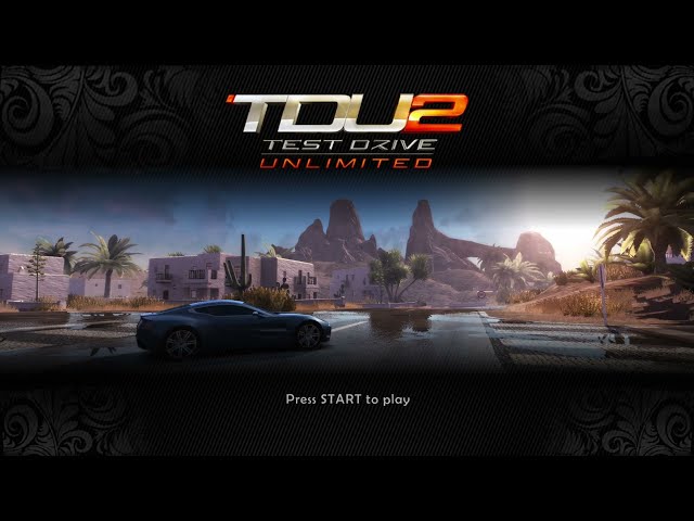 Test Drive Unlimited 2 - Main Menu [4K 60 FPS]