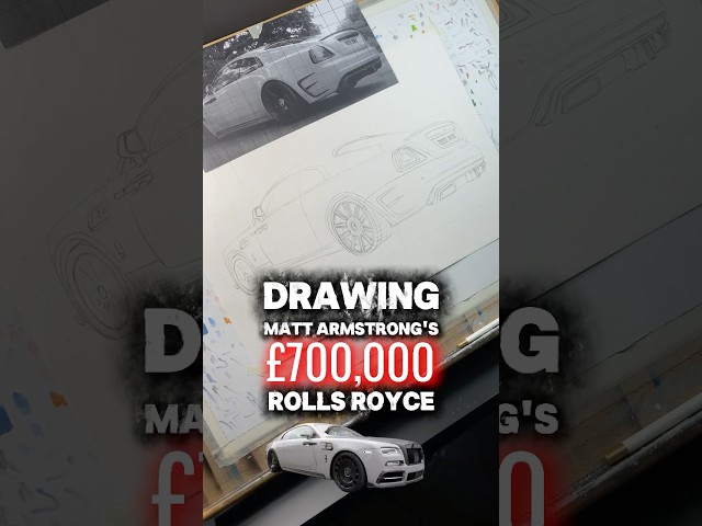 Drawing Matt Armstrong’s Rolls Royce Mansory - Part 2 ✏️