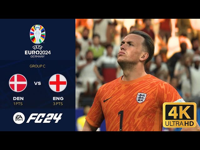 FC 24 - DENMARK VS ENGLAND | GROUP STAGE | EUFA EURO 2024 [4K]