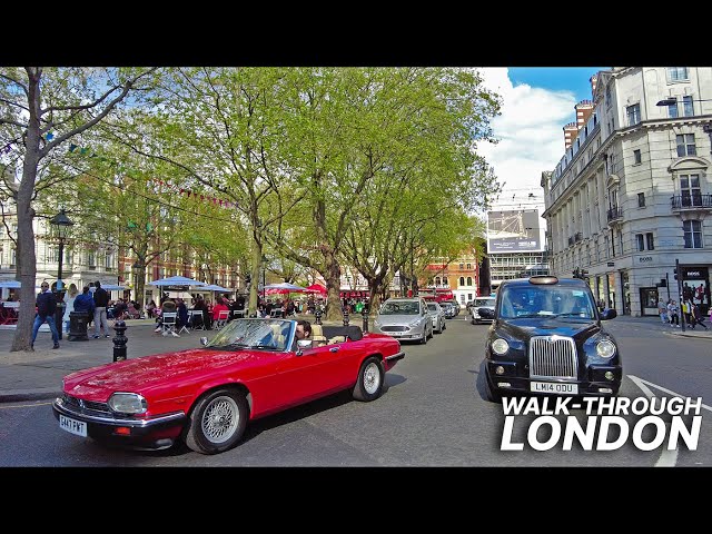 LONDON Walk 🇬🇧 - Stroll through posh Chelsea covering Chelsea Harbour, World's End & King's Road ✨🌸