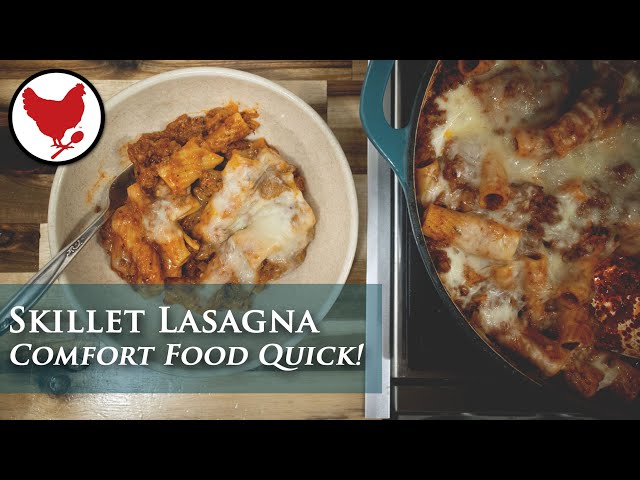 Skillet Lasagna | Comfort Food - Quick!