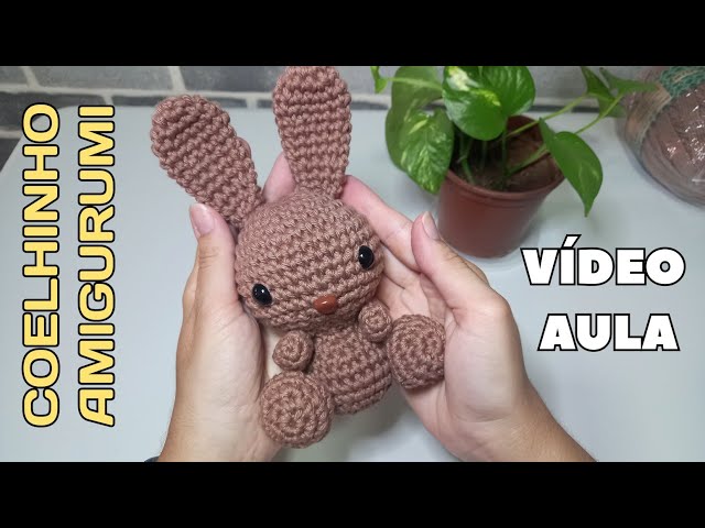 COELHINHO EM AMIGURUMI (ELISA) VÍDEO AULA