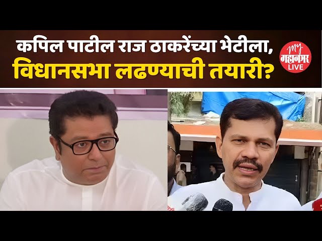 Uddhav Thackeray यांच्यावर Kapil Patil  यांची नाराजी?, राज ठाकरेंची घेतली भेट, कारण काय?