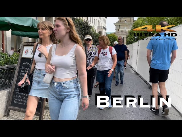 [4K HDR] Germany 🇩🇪 Berlin Sunny Day walking Tour Summer 2020 Berlin