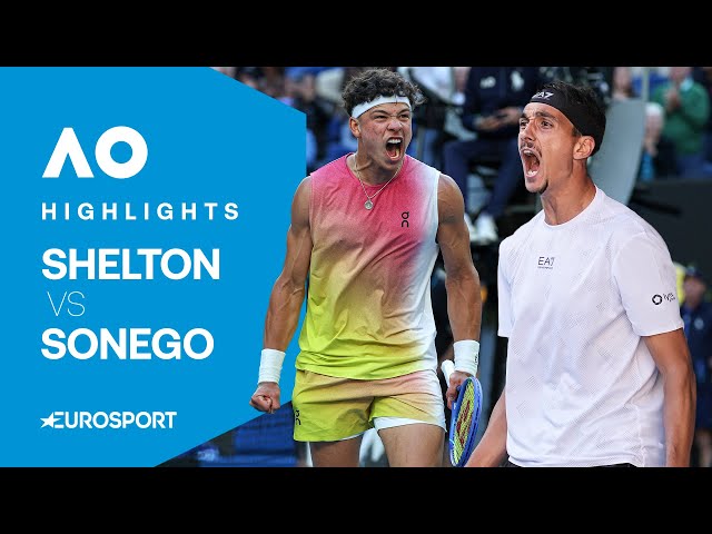 Ben Shelton vs Lorenzo Sonego | Quarter Final | Australian Open 2025 Extended Highlights 🇦🇺