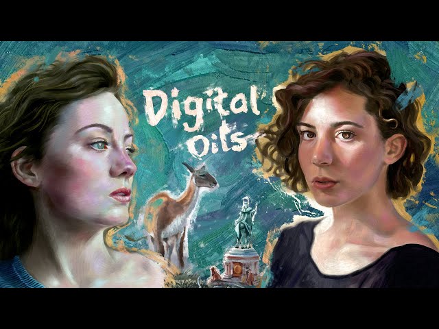 How To Paint Digital Oil Paintings - Wet RGBA Brushes in Krita 5