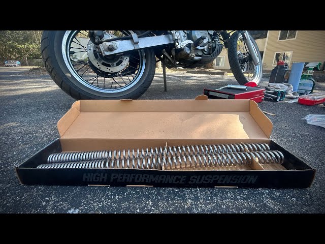 KLR650 1st-Gen Progressive Suspension Spring Upgrade