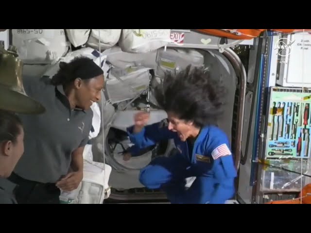 Boeing Starliner crew enters space station after docking