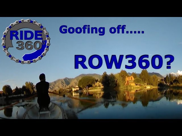 #Ride360 Goofing off: Row360, Rowing on Stansbury Lake, Utah