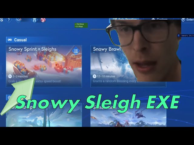 Honor of Kings Snowy Sleigh .exe | Funniest Moments and Epic Fails in Snowy Sleigh Mode!