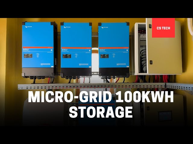 Building a micro-grid: 100kWh DIY Battery + Fronius & Victron Inverters!