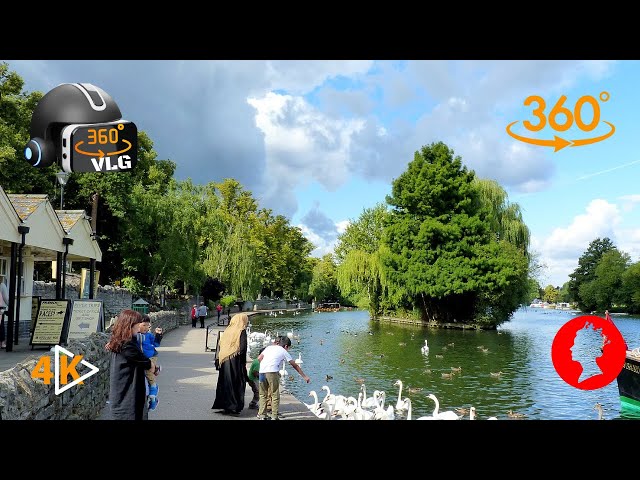 WINDSOR RIVERSIDE WALK IN 360° 🌞🚶‍♂️🦆🐠