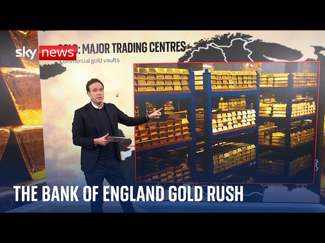 Analysis: The Bank of England gold rush that's pushing up the price | Ed Conway