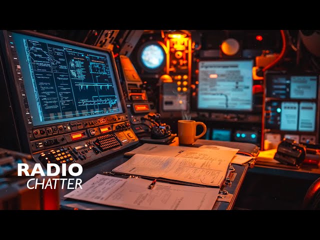 Flight Deck Control Room | Relaxing Sci-Fi Space Ambience