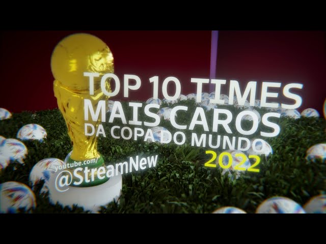 TOP 10 TIMES DA COPA DO MUNDO MAIS CAROS | StreamNew