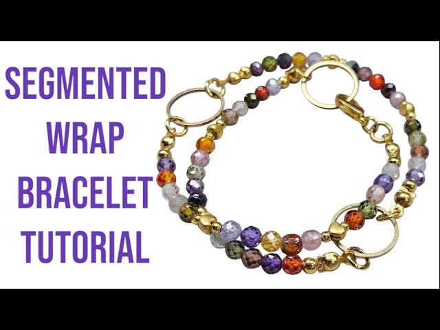 Wrap bracelet or necklace tutorial - Easy DIY jewelry technique - Giveaway at the end!