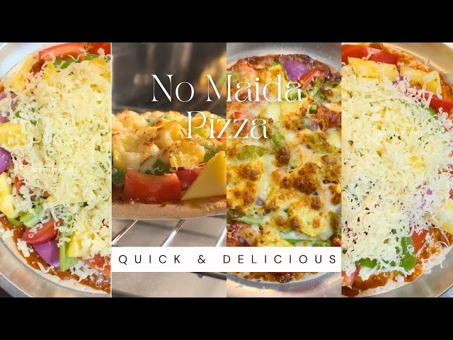 No Maida | Healthy | Pizza Base | Readymade | Simple Cooking | Loaded Veg | Cheesy | Yummy