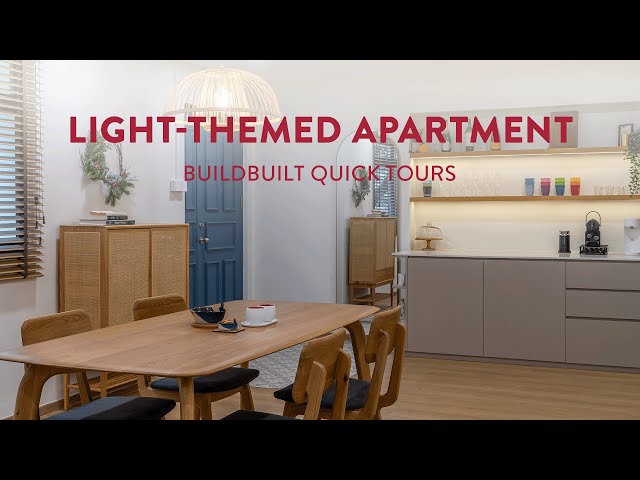 Light-Themed Apartment | BuildBuilt Quick Tours